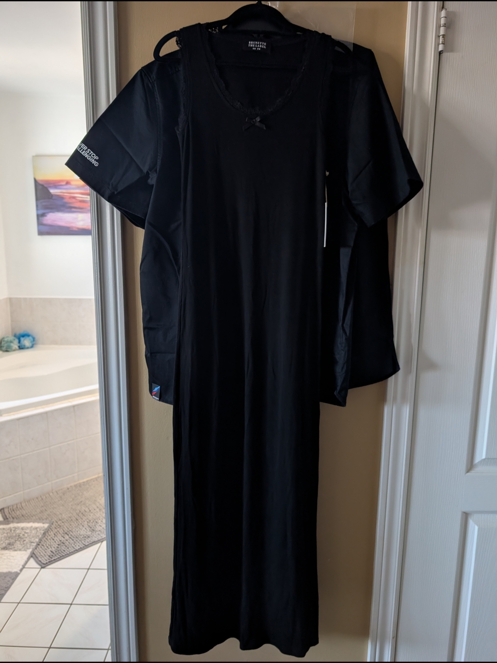 Brunette The Label Black Maxi Dress